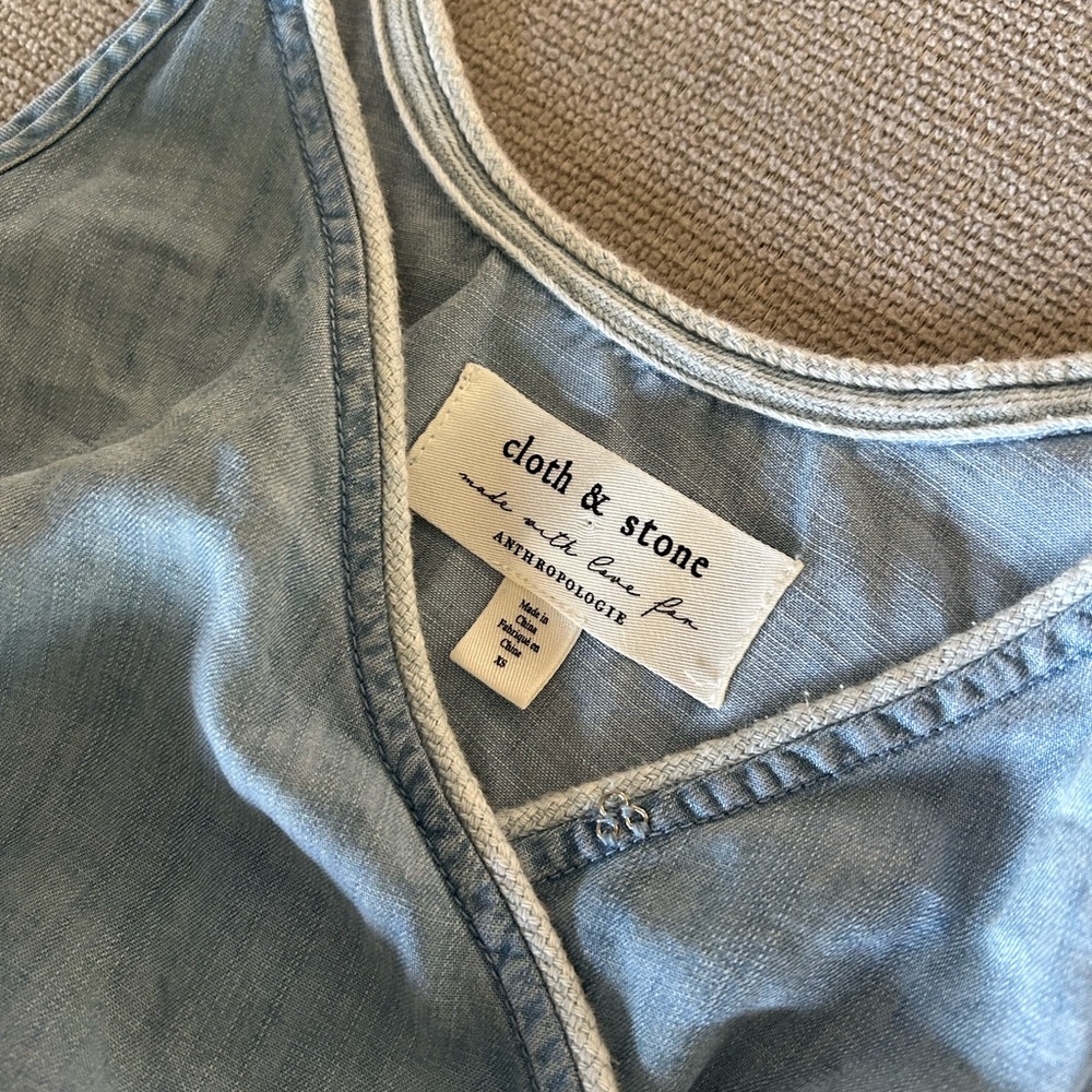 Anthropologie cloth & stone denim dress